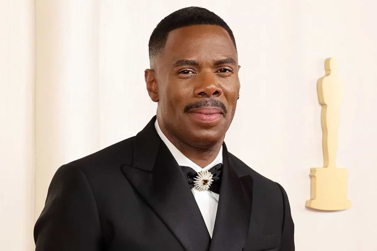 Colman Domingo wearing a David Yurman brooch 